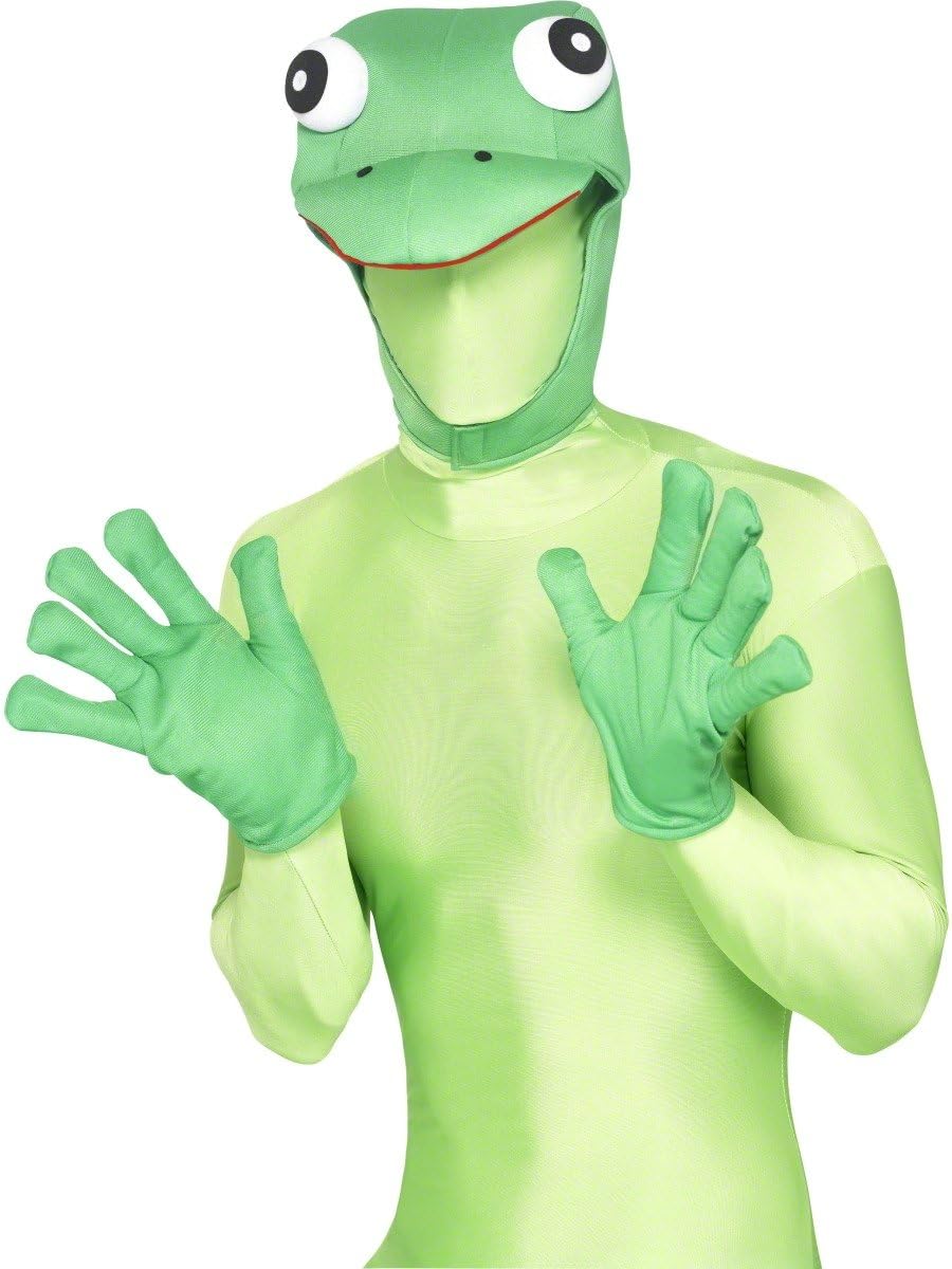 Smiffys Men's Frog Kit with Hood and Gloves