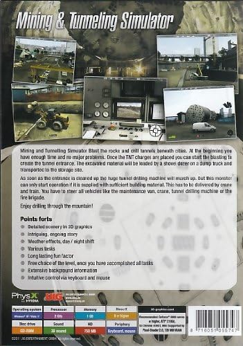 Mining and Tunnelling Simulator (PC DVD