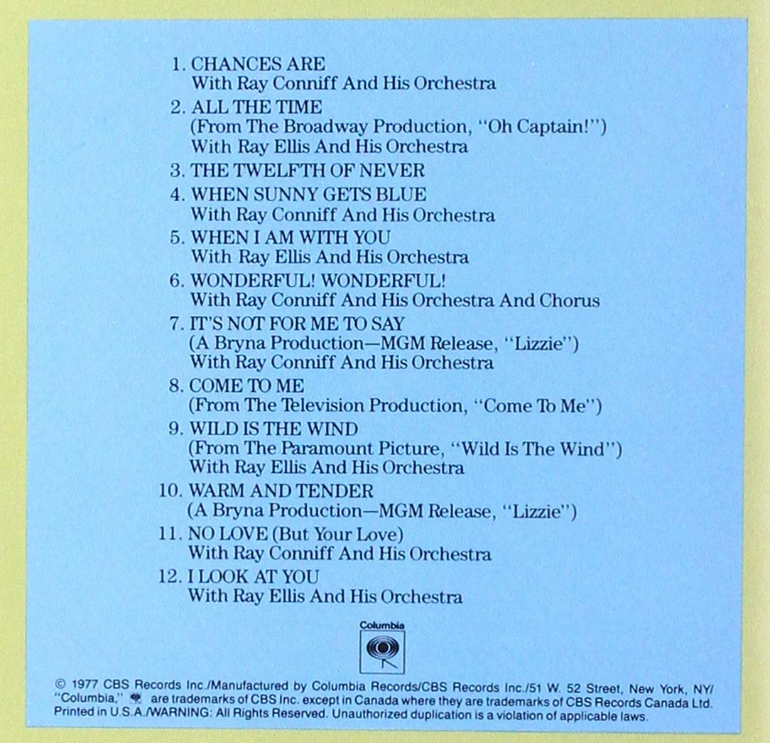 JOHNNY MATHIS-JOHNYïS GREATEST HITS