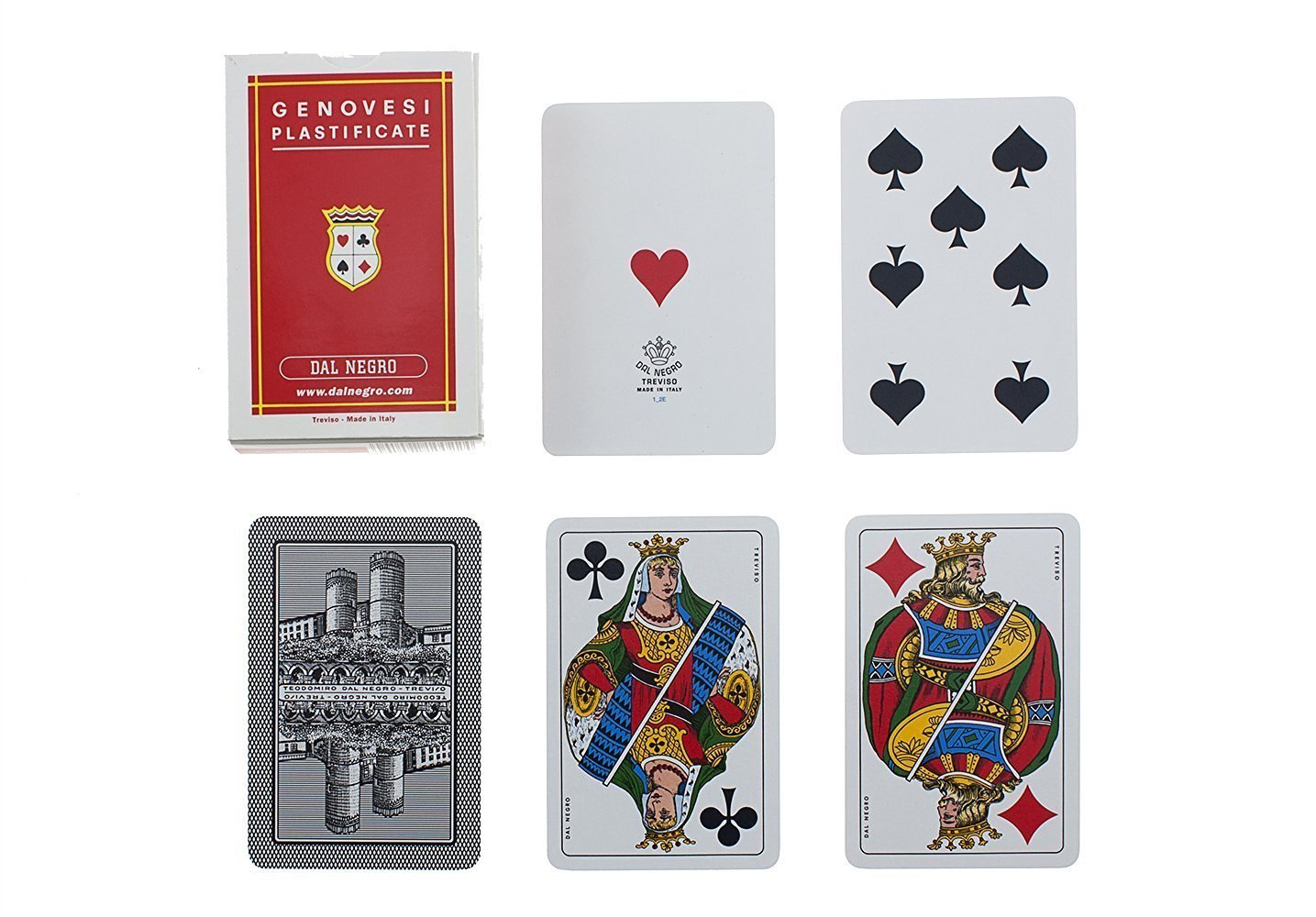 Dal 4282 Regional Italian Genoese Cards of 40 N.35, Plastic