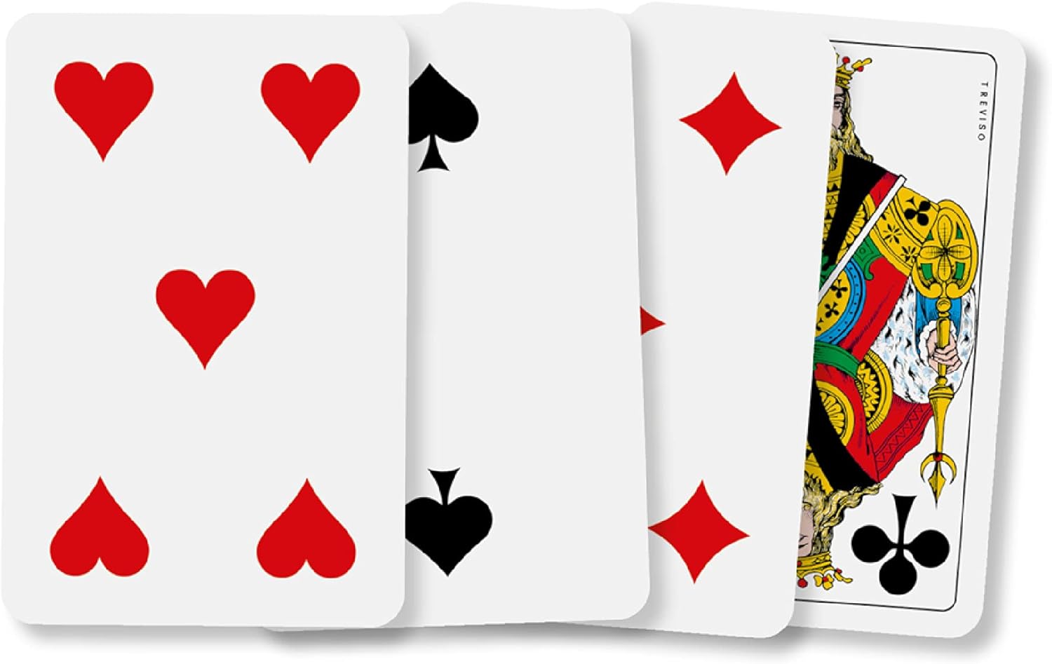 Dal - Genovesi Italia 10074-Genovesi Regional Playing Cards, Red Case, Color, 10074