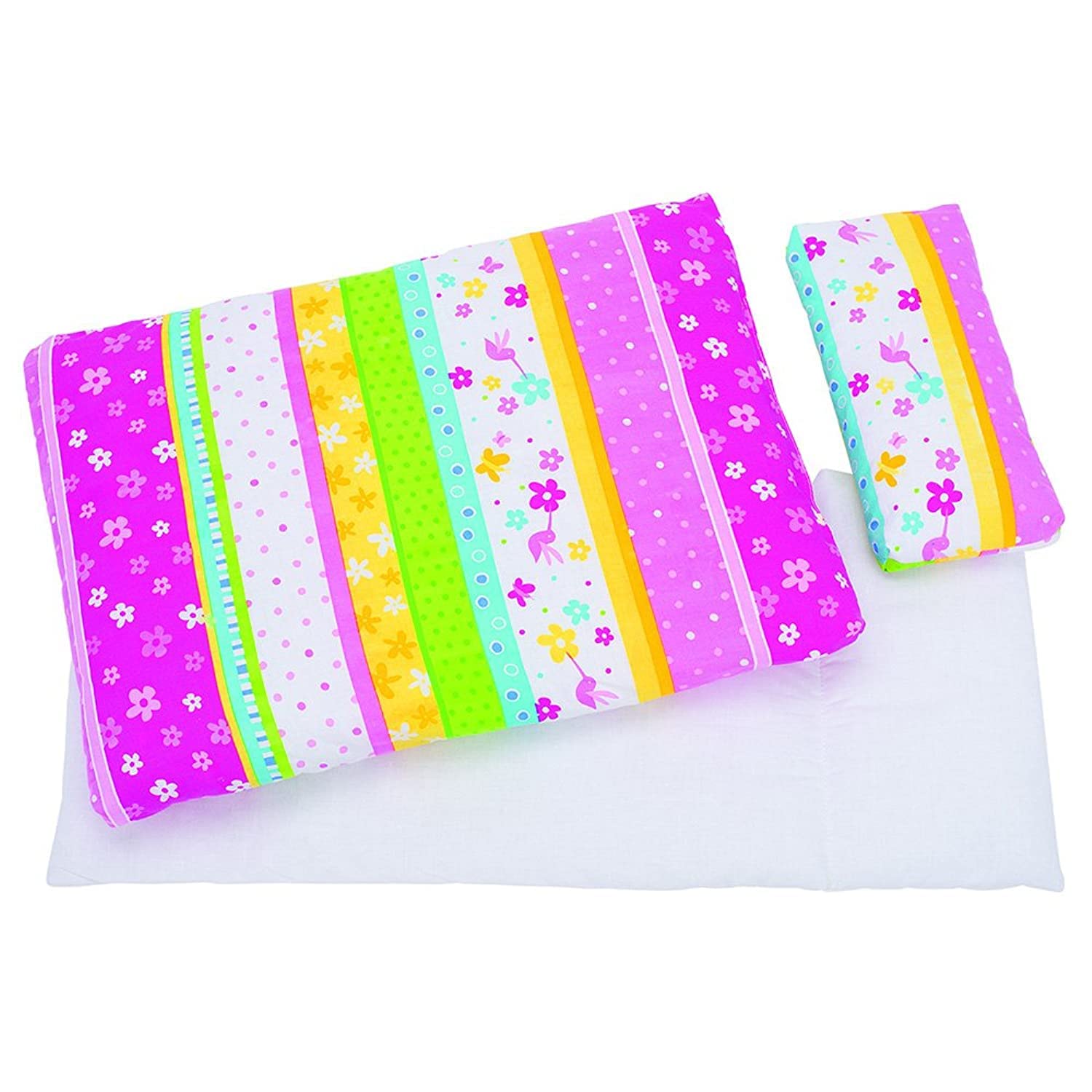 Goki 51606 Beddengoedset voor poppen, gemengd, small