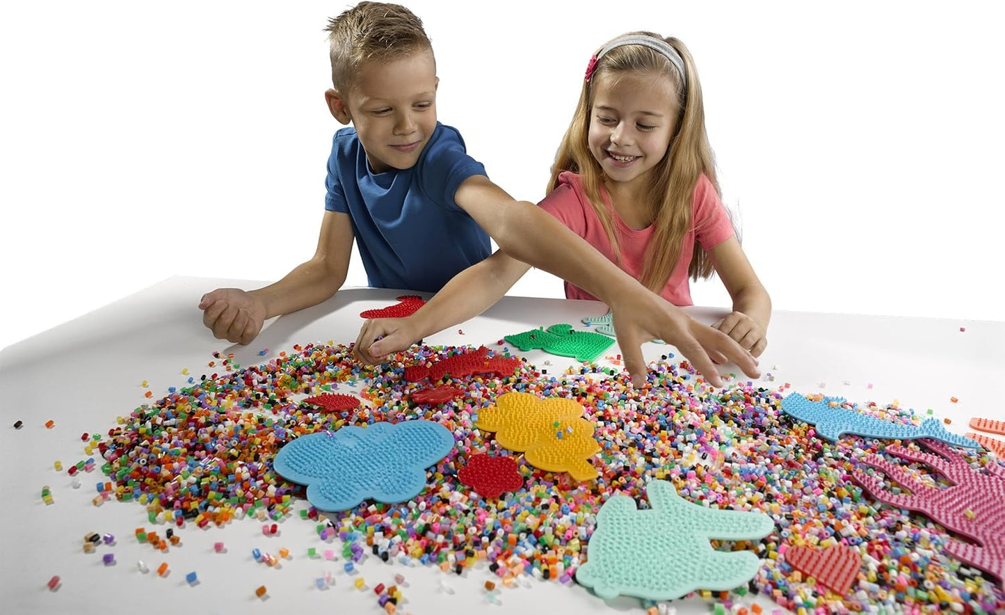 SES Creative-Perlas termoadhesivas para niños, Multicolor, 14.86 x 0.69 x 10.4 cm (06092
