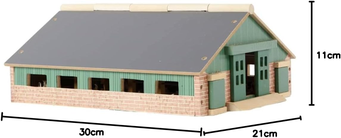 Kids Globe 0492 Cow Hutch Claas Farm Shed, 1:87