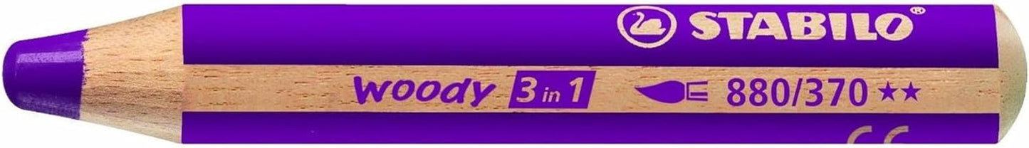 Multi-Talented Pencil - STABILO woody 3 in 1 - Pack of 1