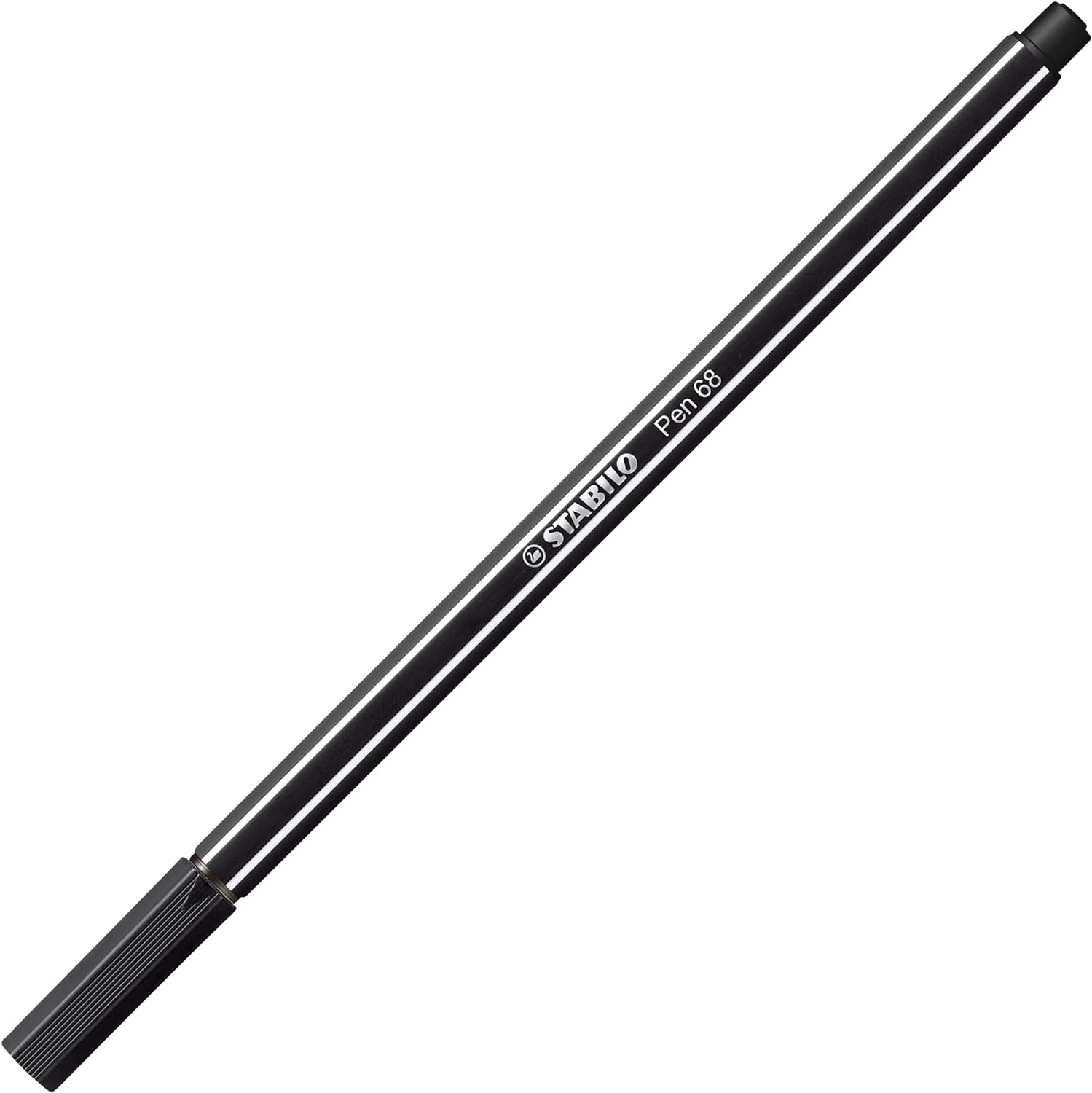 Premium Fibre-Tip Pen - STABILO Pen 68 - Pack of 15 - Assorted Colours including 5 Neon Colours