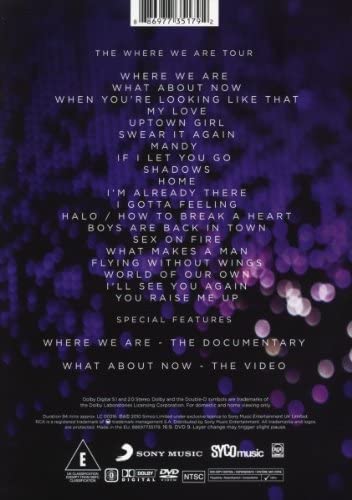 Westlife's The Where We Are Tour Live From The O2