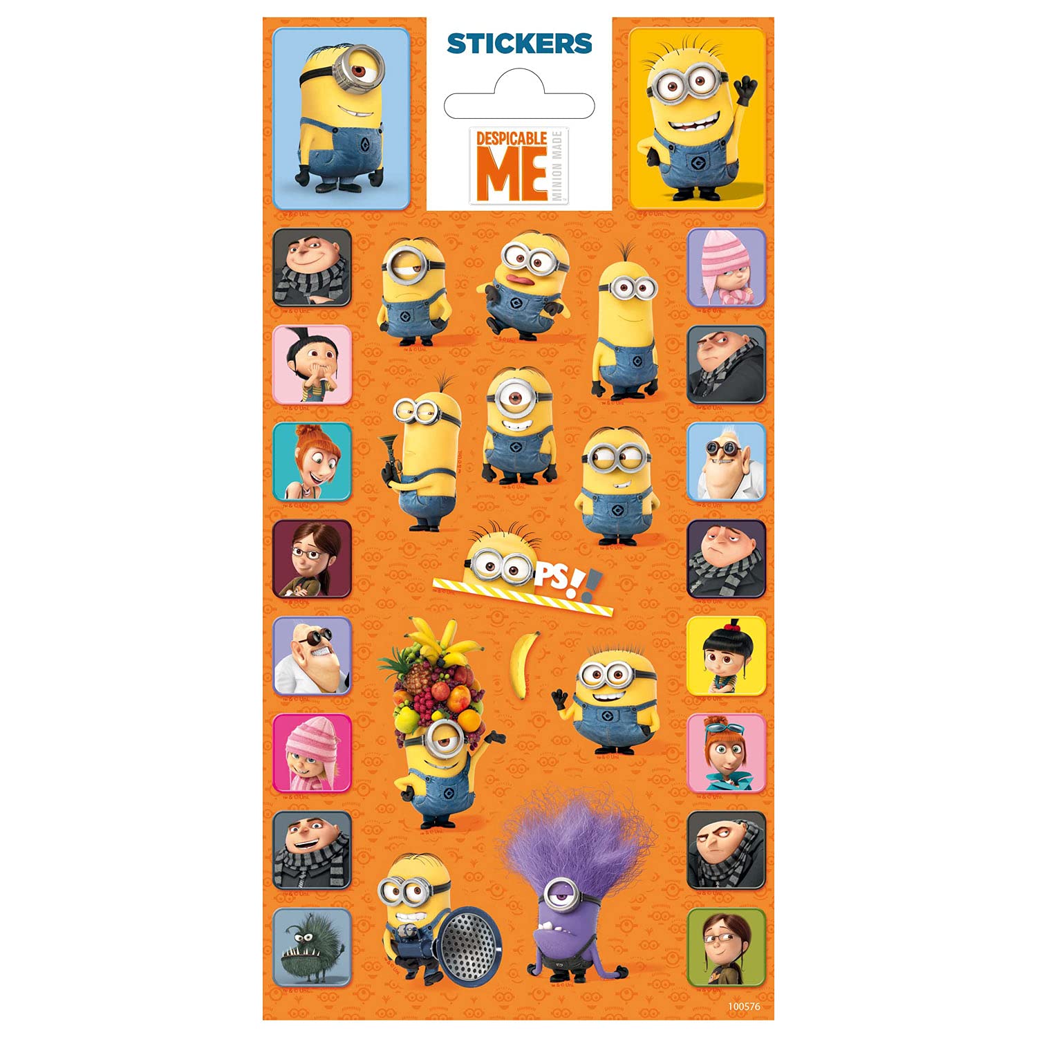 Speel Goed 110576 Stickers Minions Other Toys