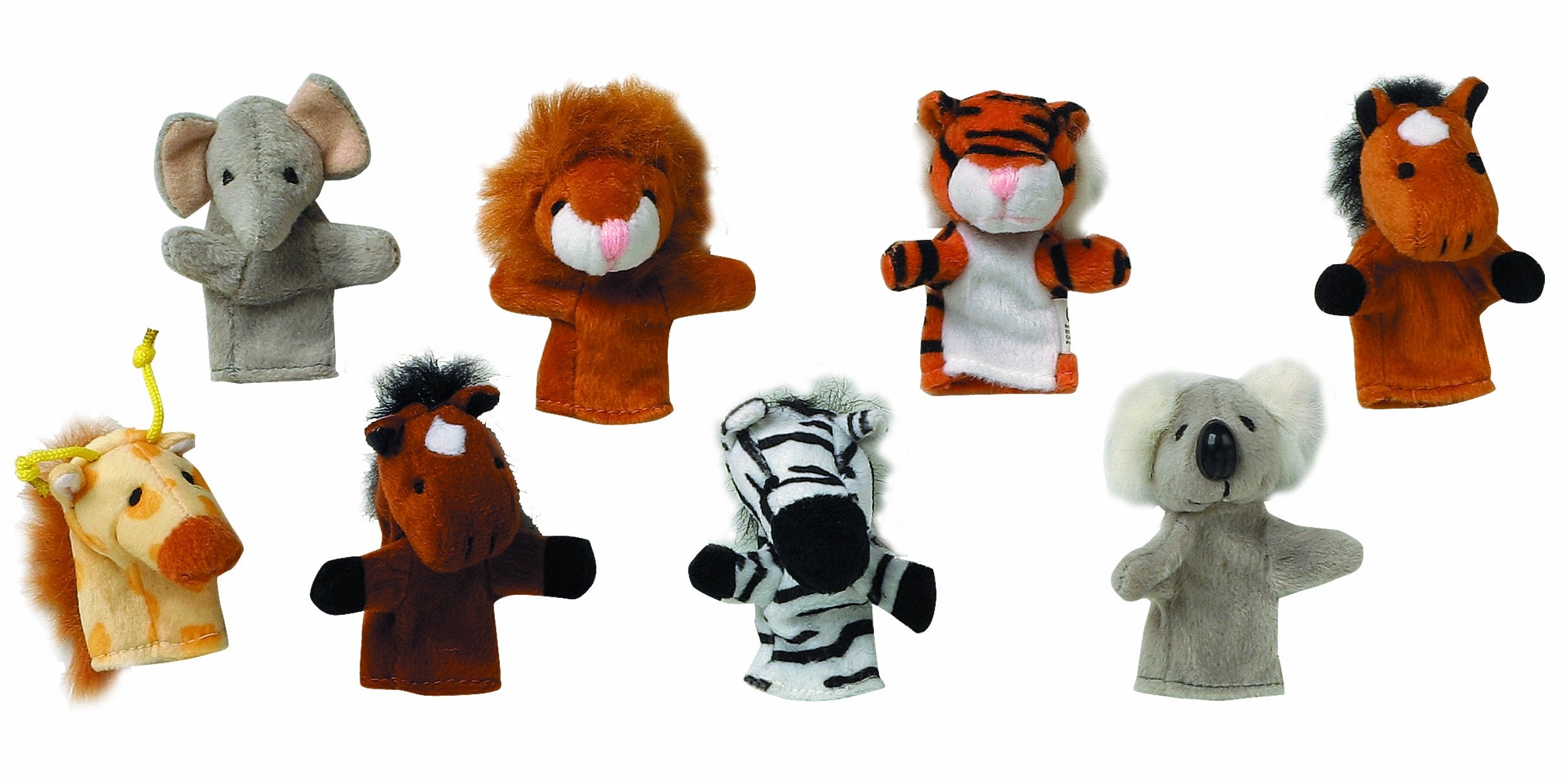 Set of Finger Puppets "Wild Animals" (set of 8