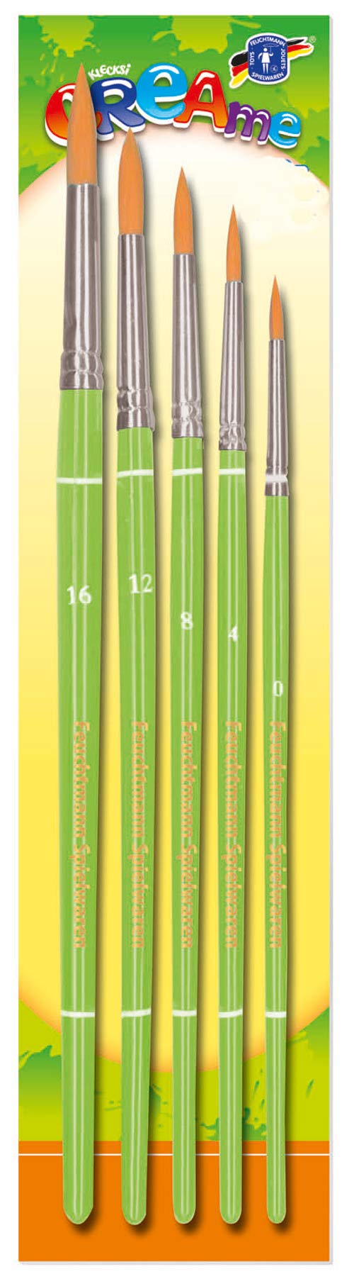Feuchtmann Klecksi Creame Paint Brushes Set