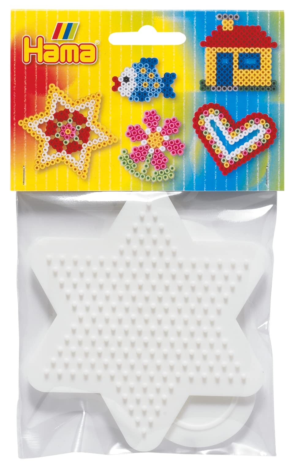 Hama -4452 - Loisirs Créatifs - Perles et Bijoux - Coeur / étoile