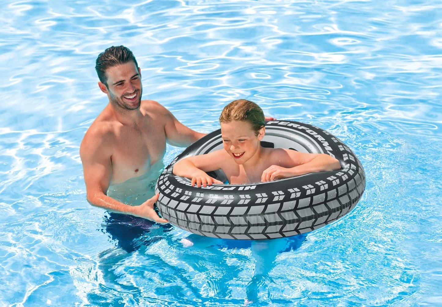 Intex - Swimming tube Giant car tyre 91cm 36" Single