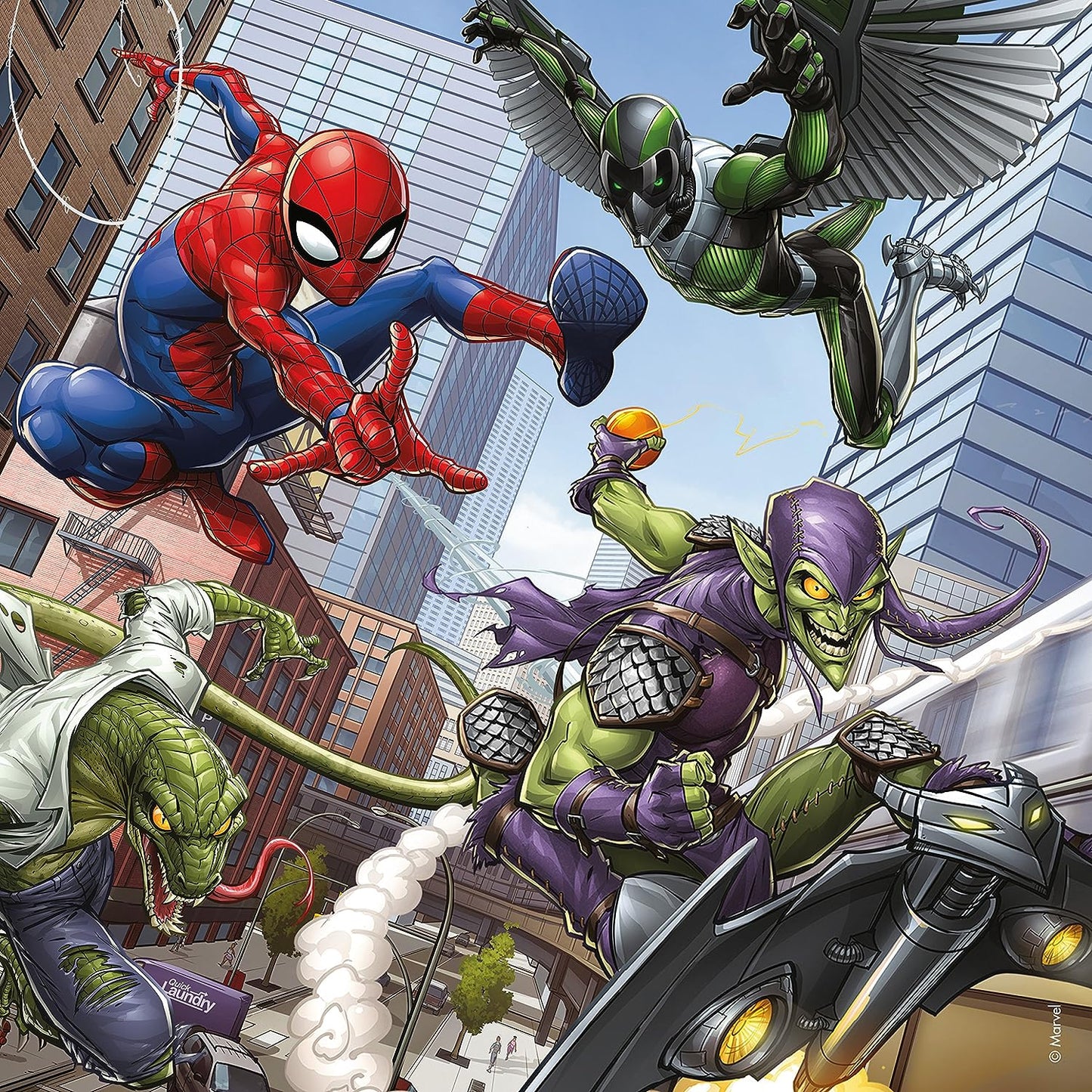 Ravensburger Marvel Spiderman - 3 x 49 piece Jigsaw Puzzles for Kids age 5 years and up