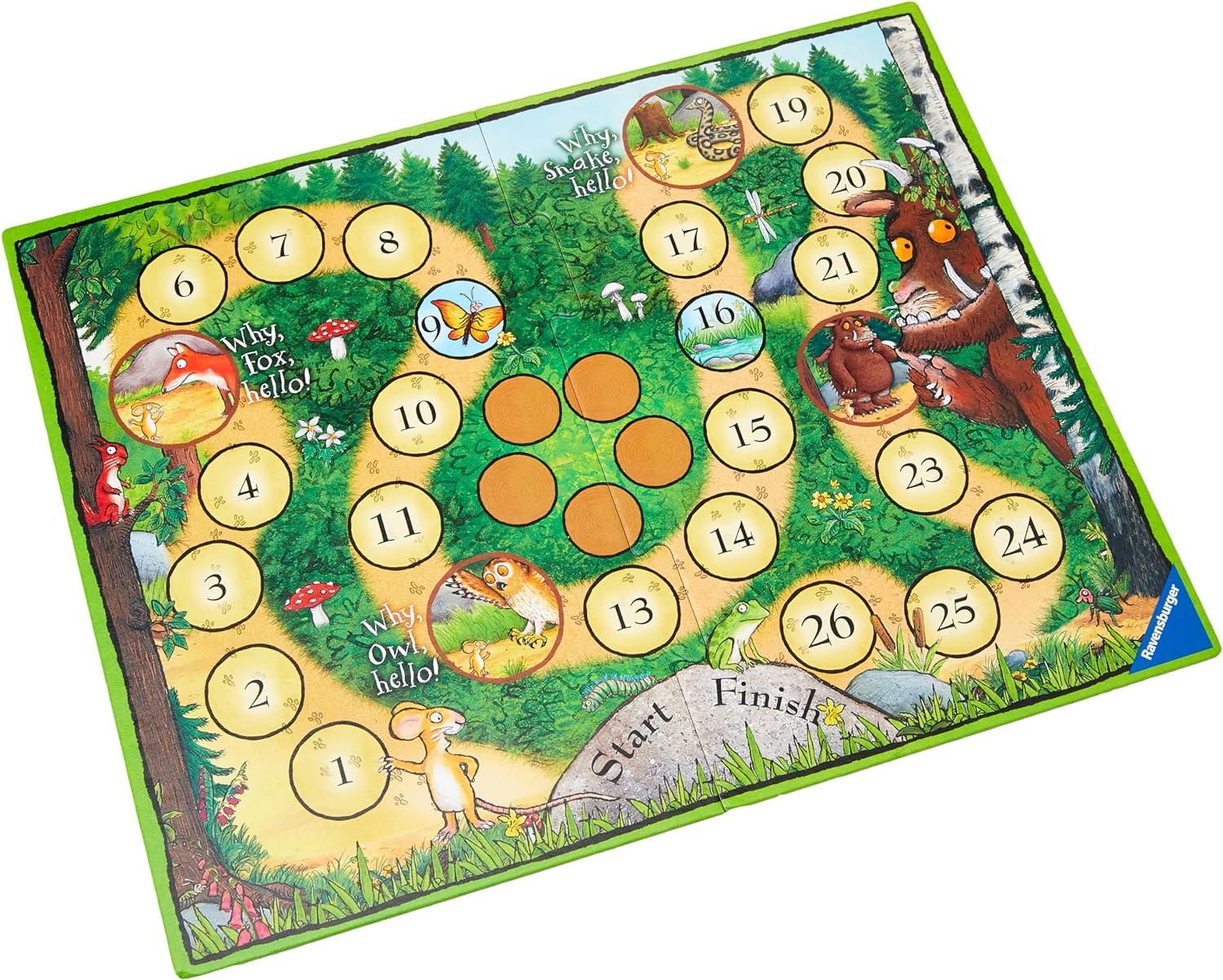 Ravensburger 22278 Der Gruffalo - tiefes, Dunkles Holz Spiel