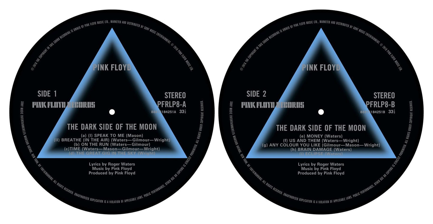 Rock Off Pink Floyd - Dark Side Of The Moon (Tappetino Per Giradischi) Ufficiale
