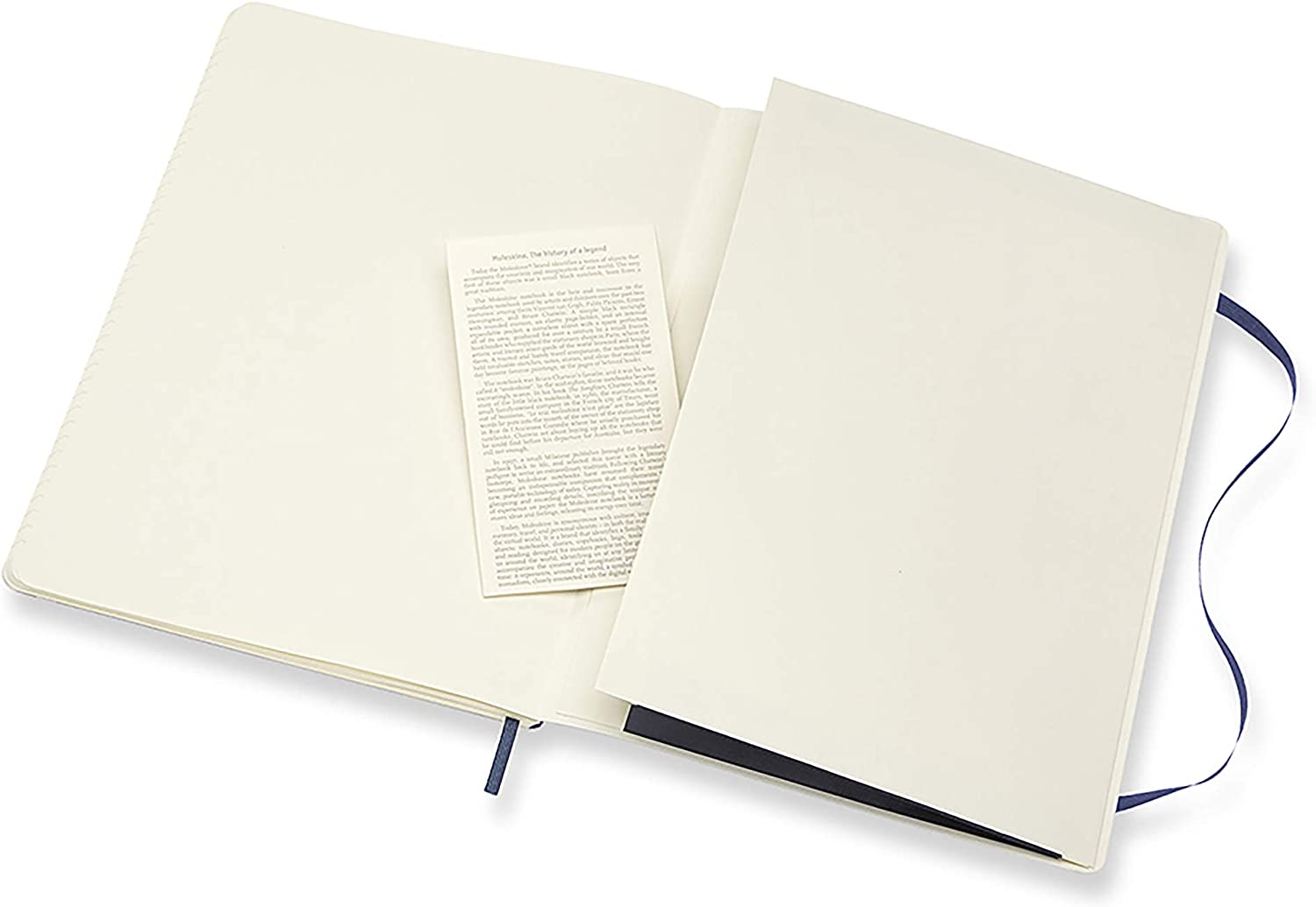 Moleskine Classic Notebook, Soft Cover, XL (7.5" x 9.5") Ruled/Lined, Sapphire Blue, 192 Pages