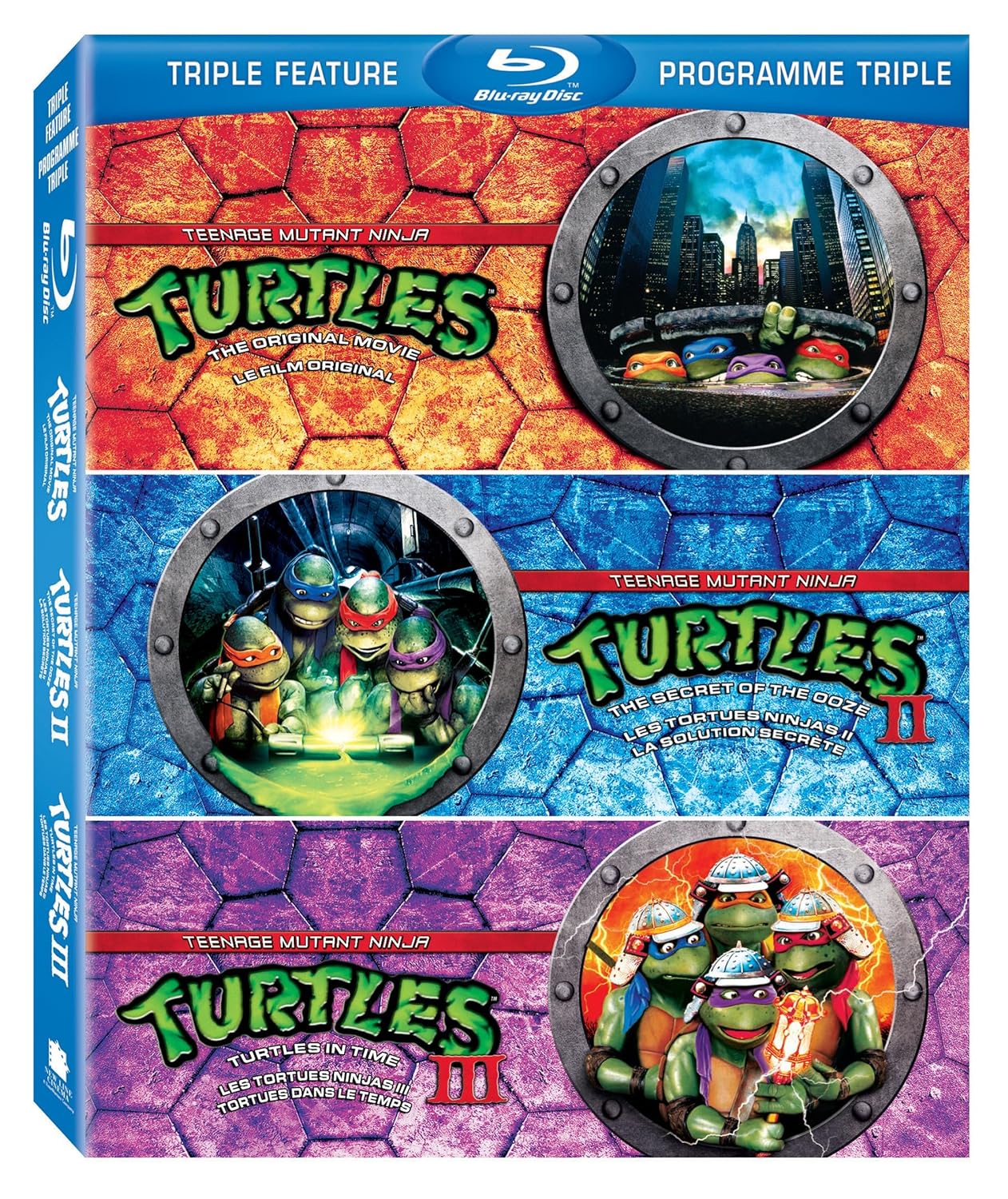 Teenage Mutant Ninja Turtles 1-3 (Triple Feature) (Blu-ray