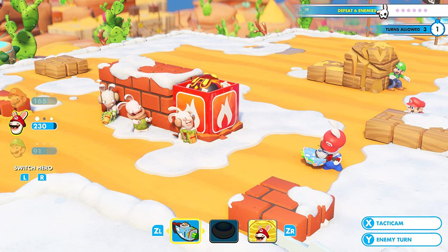Mario + Rabbids Kingdom Battle Nintendo Switch Game (Nintendo Switch