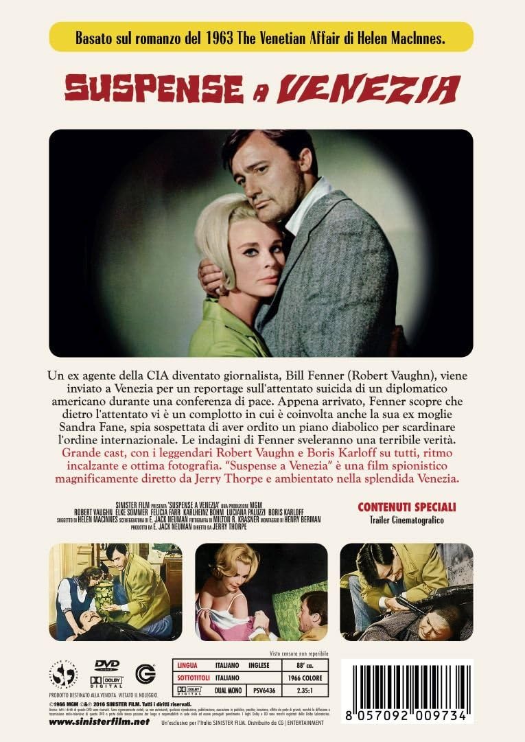 Dvd - Suspense A Venezia (1 DVD