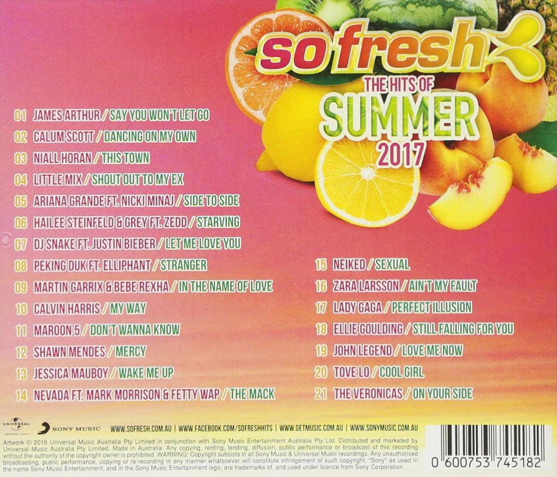 So Fresh: Hits Of Summer 2017 / Various