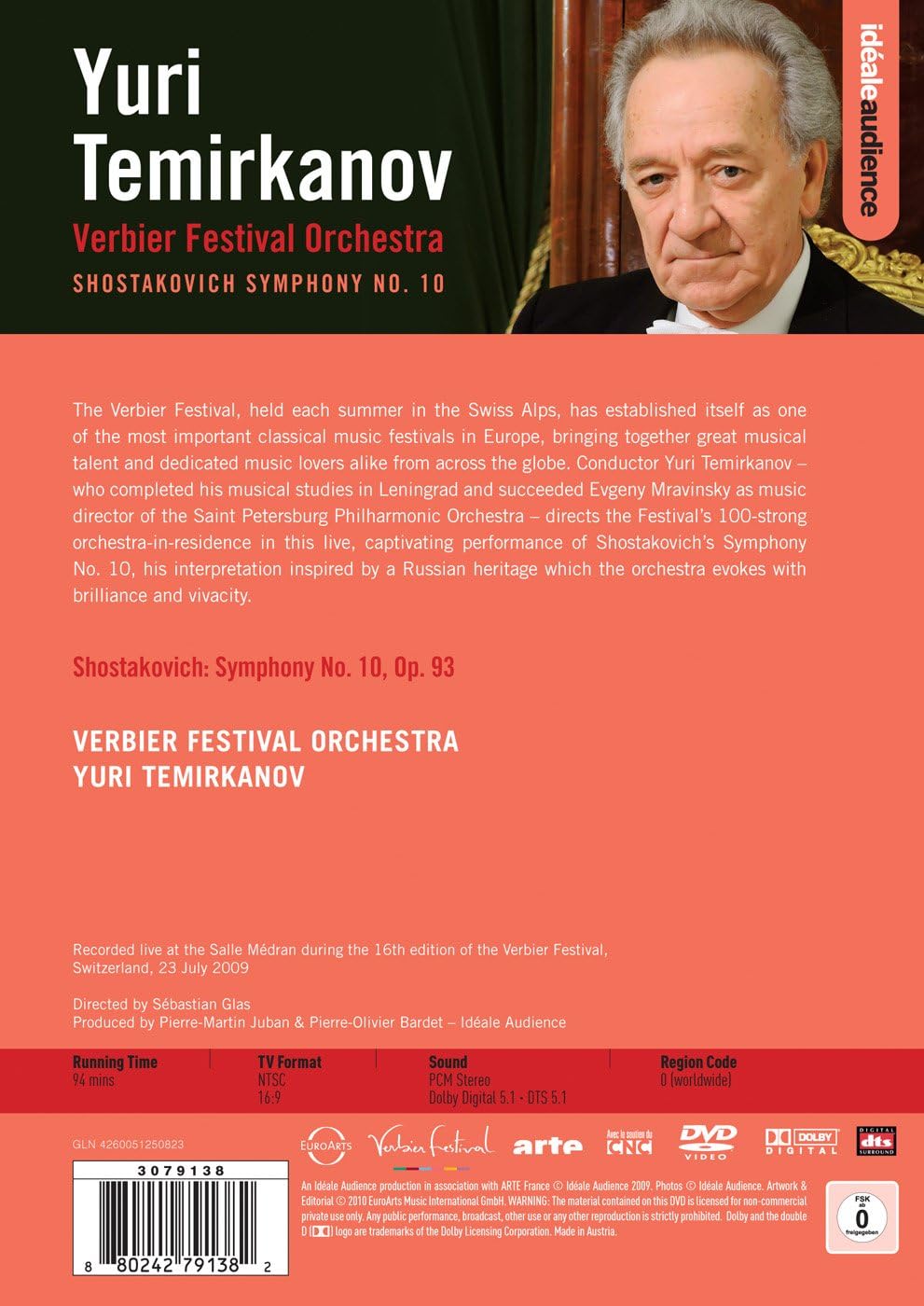 Shostakovich: Symphony No.10 (Symphony No.10: Verbier Festival 2009)