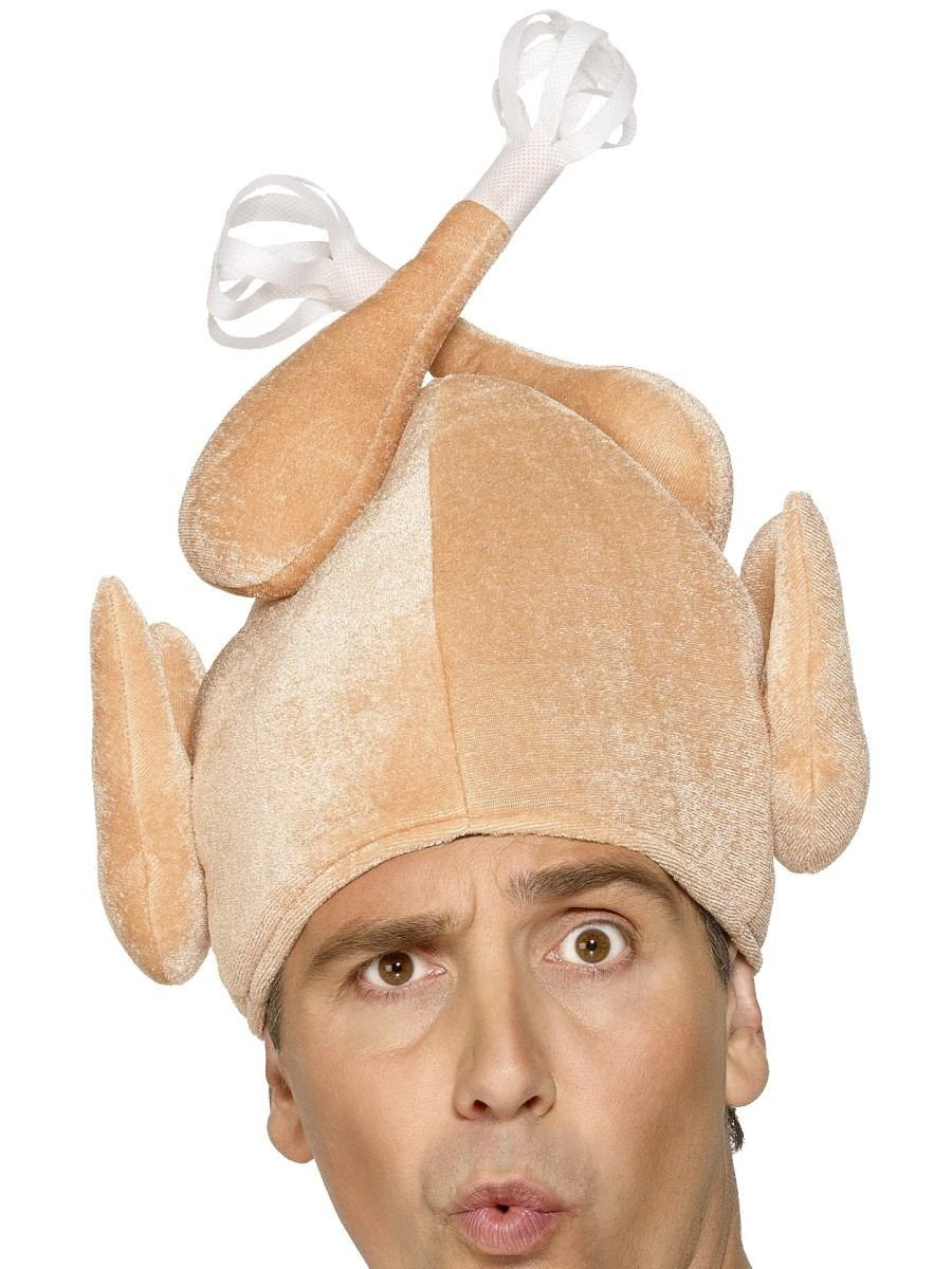Smiffys Turkey Hat, Nude