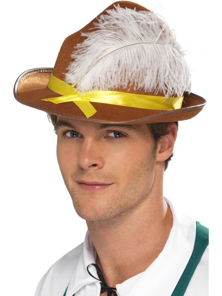 Smiffys Bavarian Hat, Brown