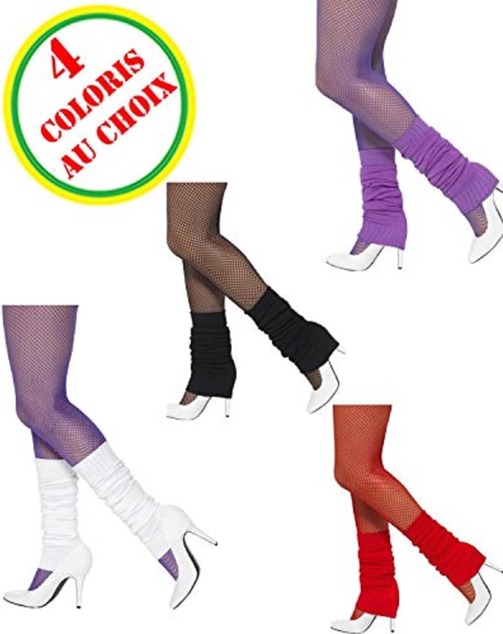 Smiffys Legwarmers, White