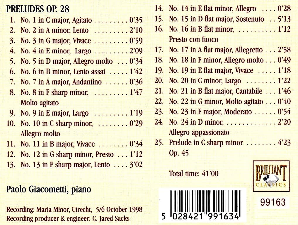 Chopin - Preludes