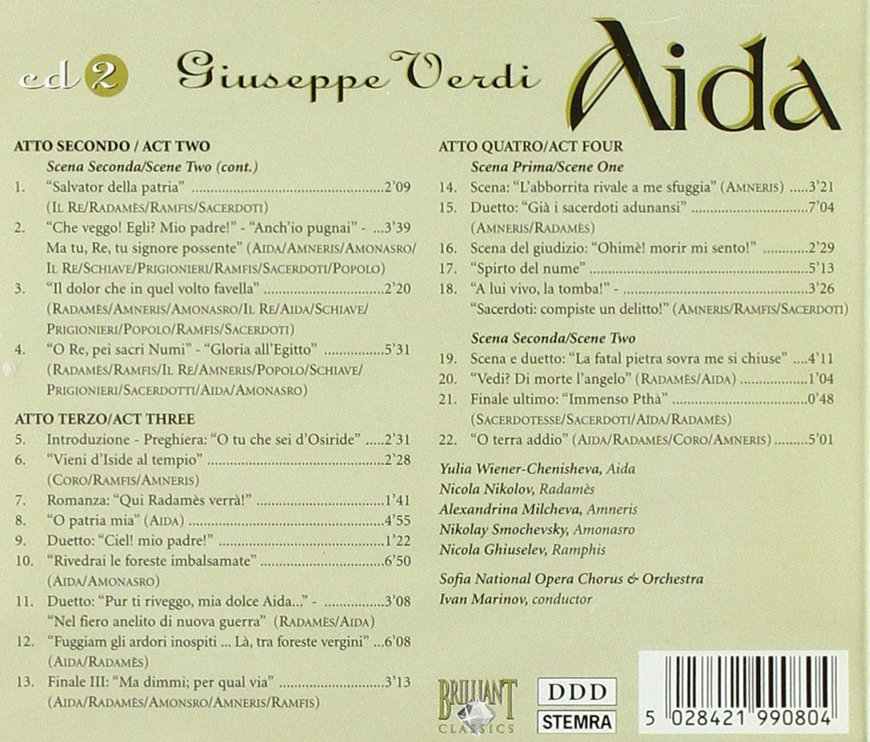 Giuseppe Verdi - Aida cd2