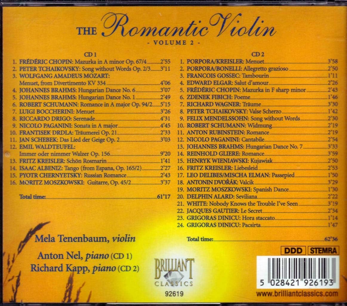 Romantic Violin Vol. 2