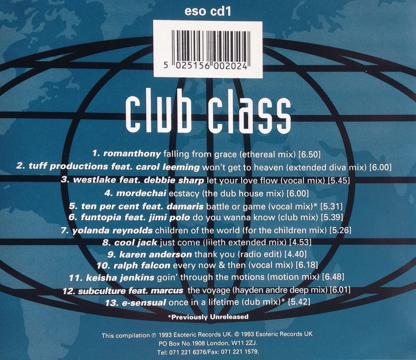 Esoteric Club Class
