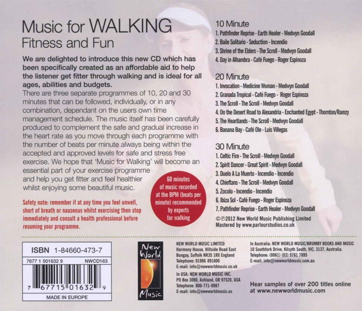 Music for walking