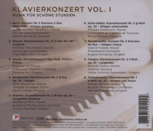 Klavier Konzert Vol.1