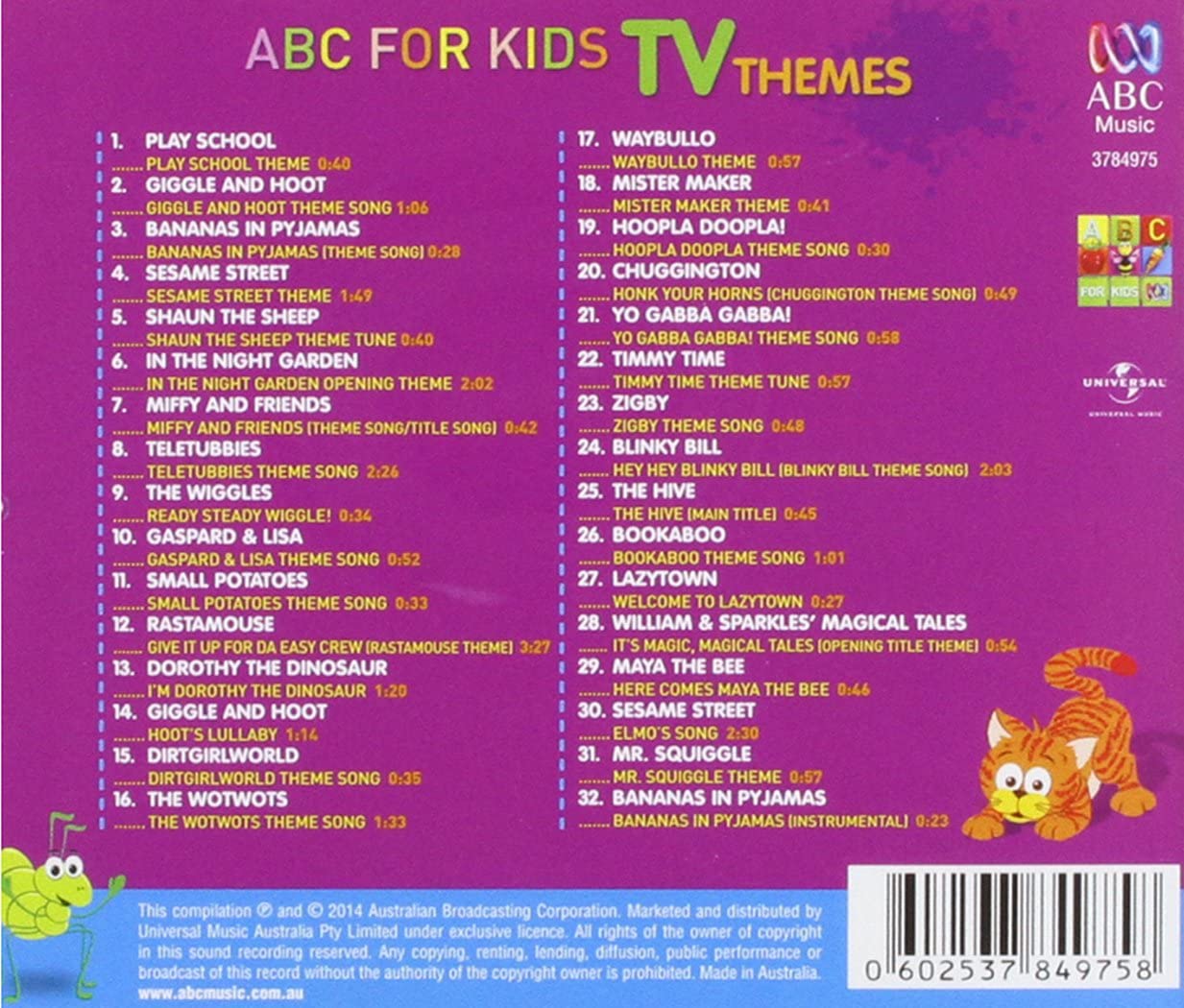 Abc For Kids Tv Themes