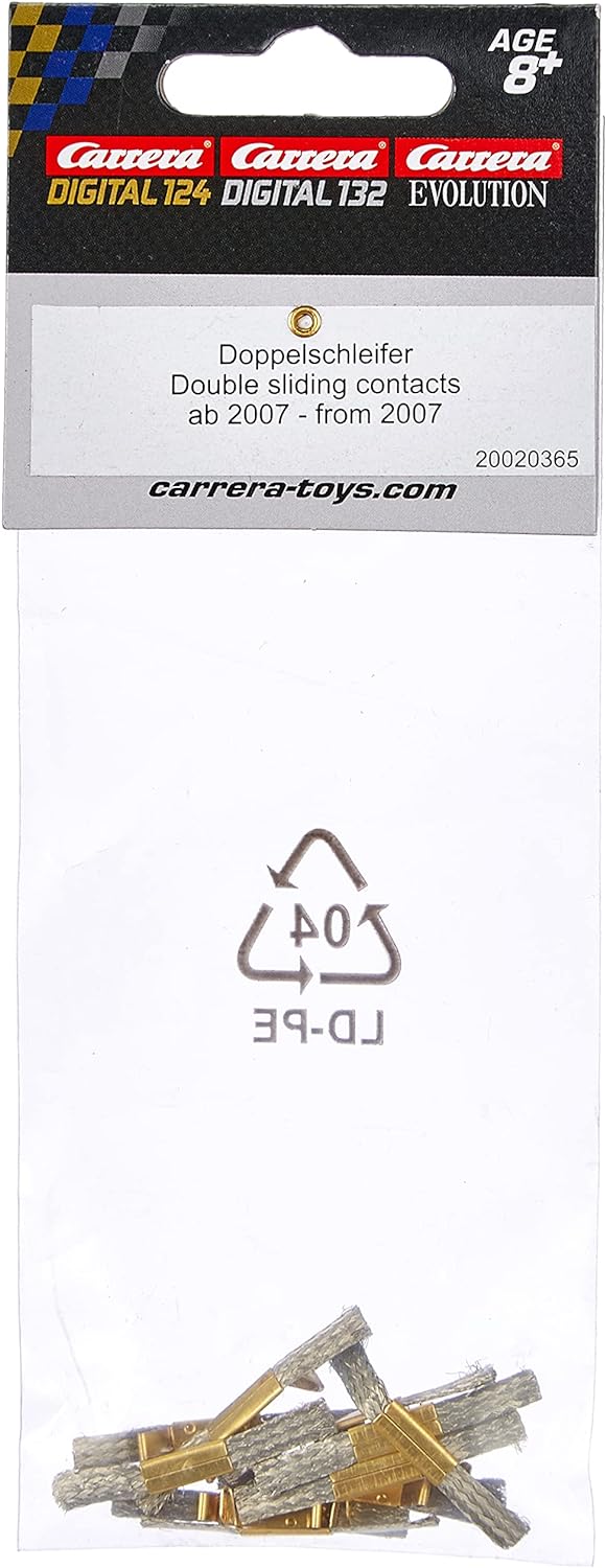 Carrera 20365 Evo Double Contacts Slot Accessory, Multicolor, One Size