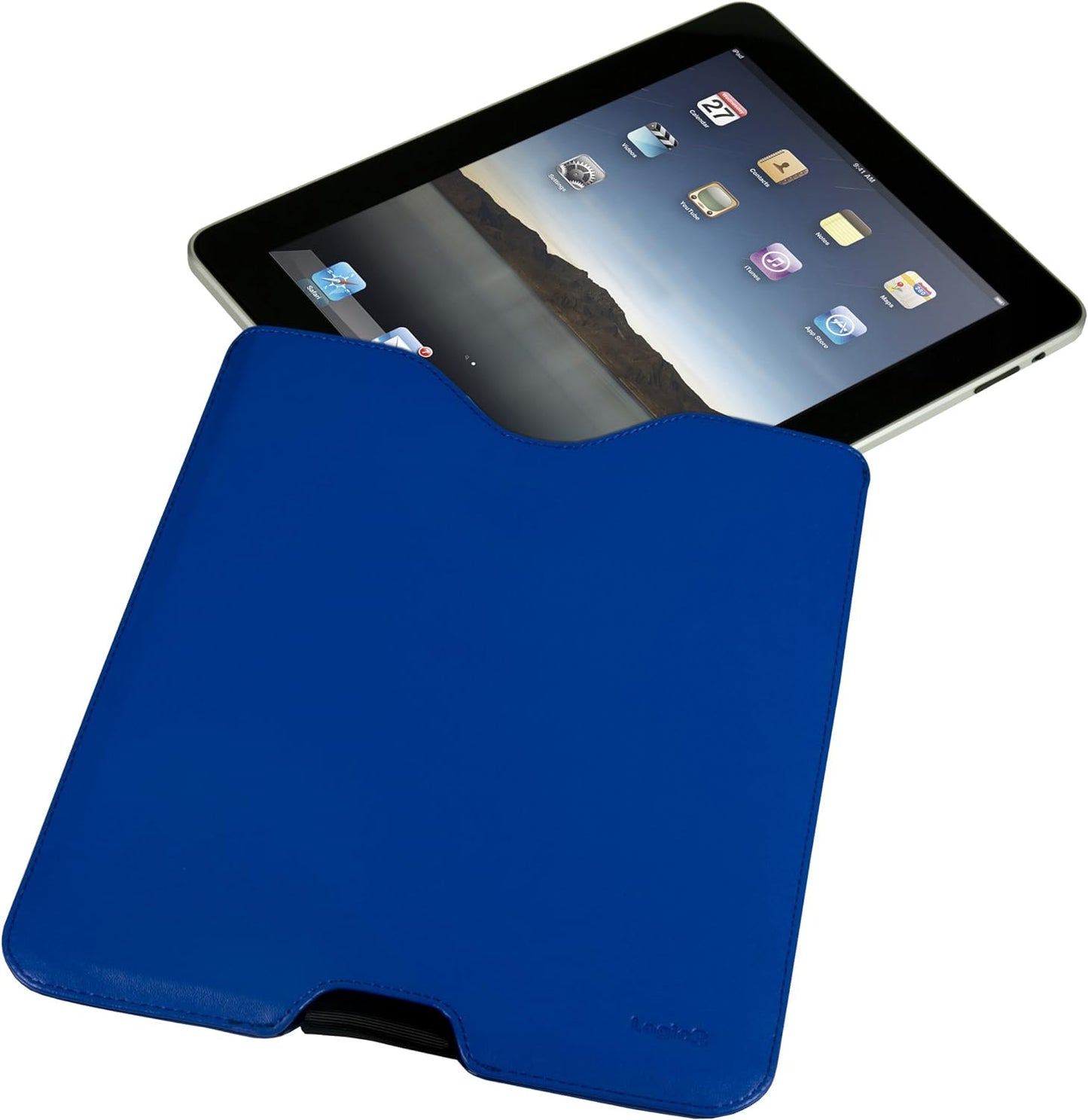 Logic3 IPD710B Funda para Tablet - Fundas para Tablets (Azul, Cuero, 24,64 cm (9.7"