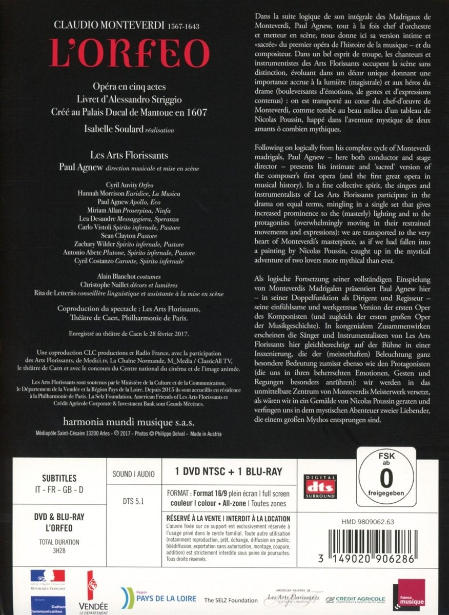 L'orfeo: Les Arts Florissants