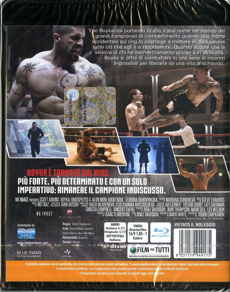 undisputed 4 (fighting stars) - blu ray BluRay Italian Import