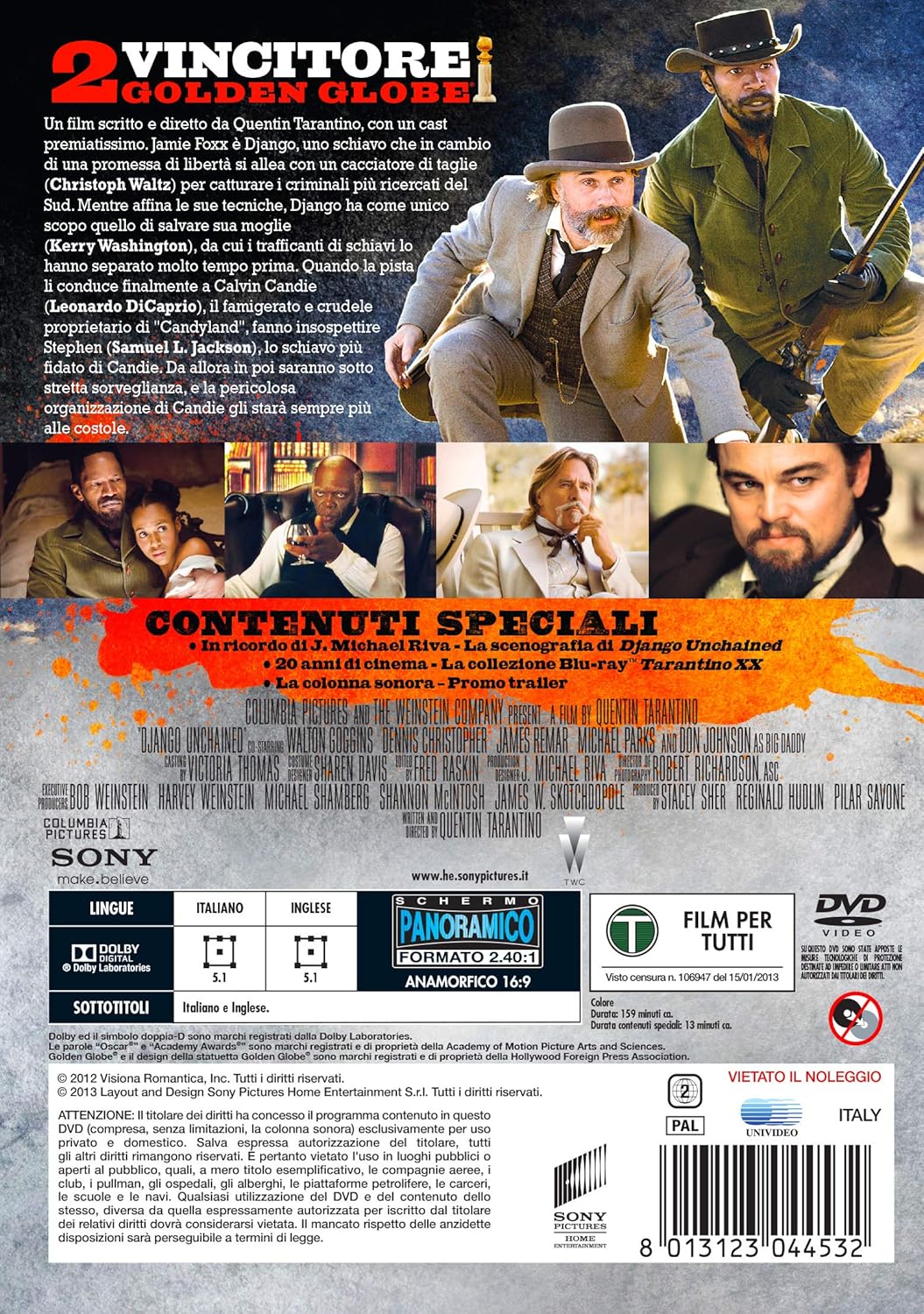 DVD DVD DJANGO UNCHAINED