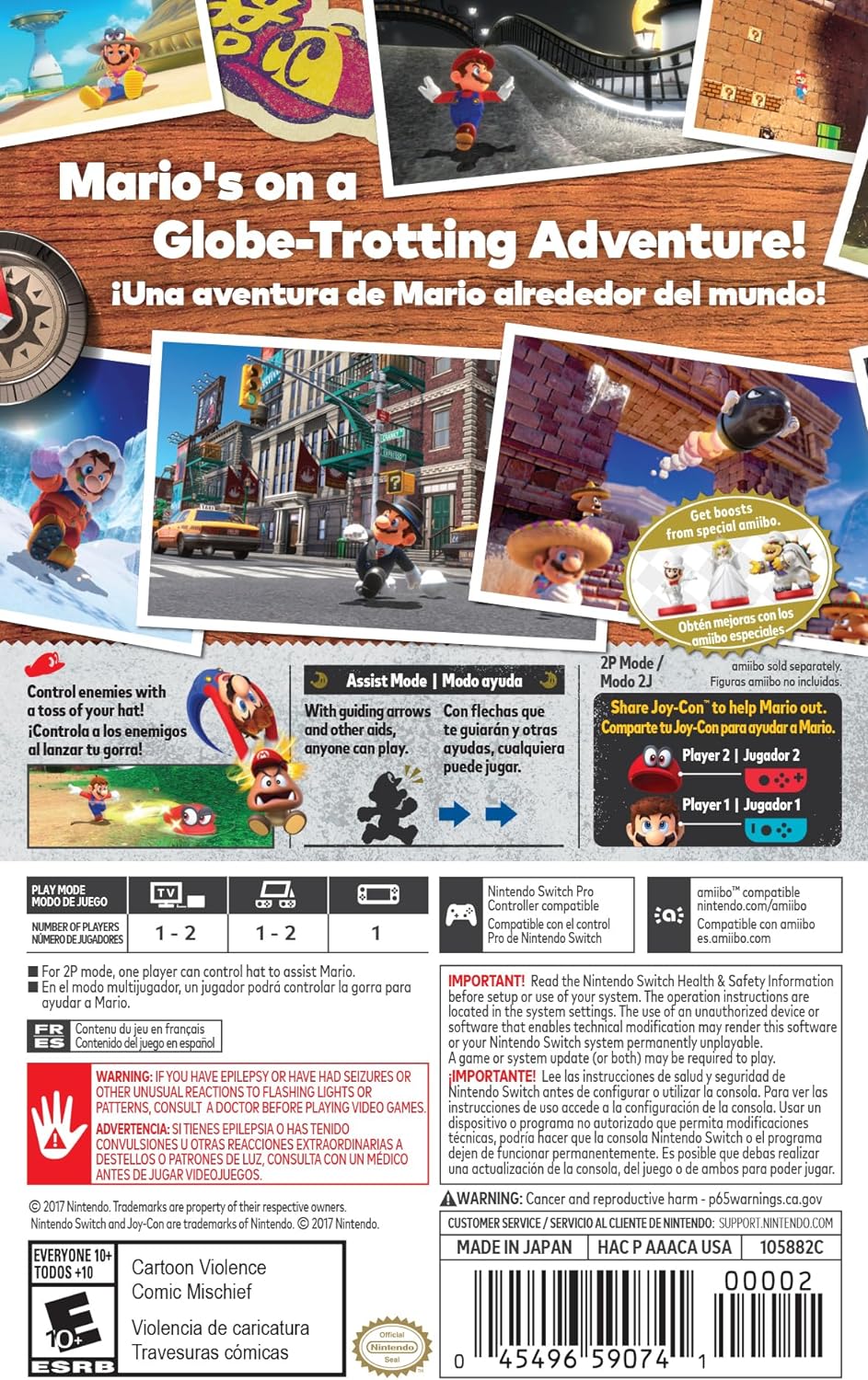 Super Mario Odyssey for Nintendo Switch Nintendo Switch Standard