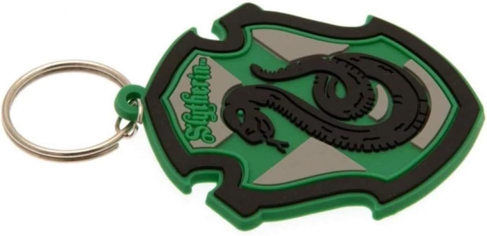Pyramid International HARRY POTTER Slytherin Crest Rubber Keyring - Official Merchandise