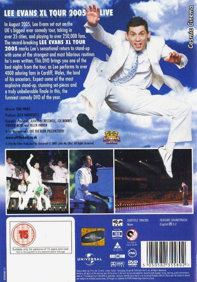 Lee Evans: Xl Tour - Live