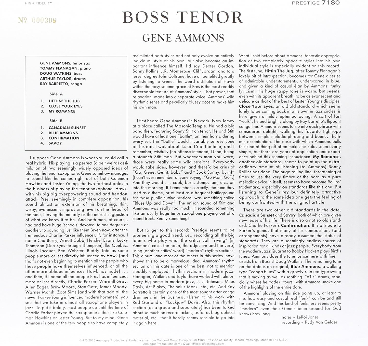 Boss Tenor