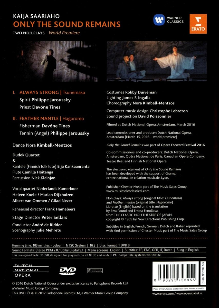 Saariaho: Only the Sound Remains (Dutch National Opera)