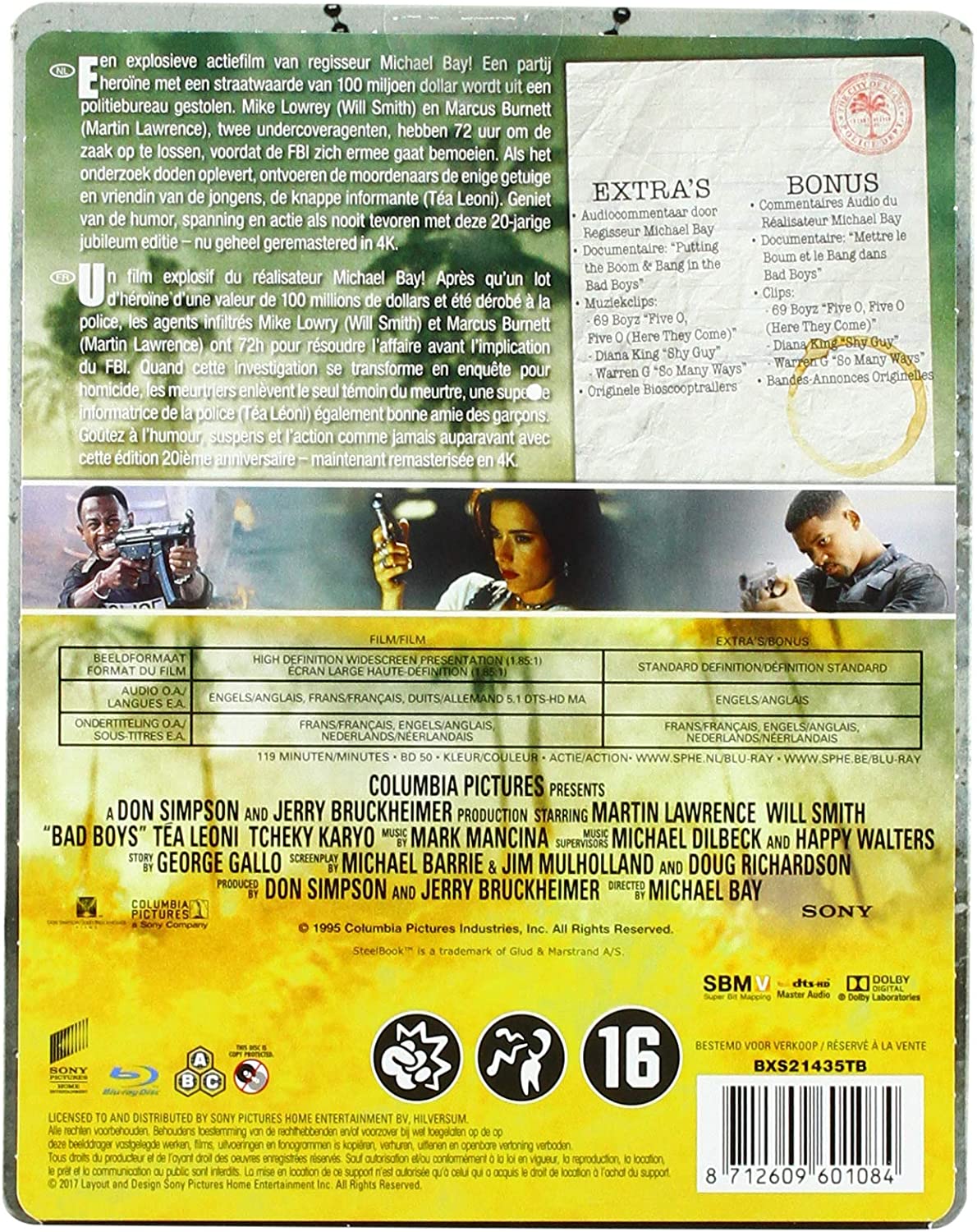BLU-RAY - Bad Boys (Steelbook) (1 Blu-ray