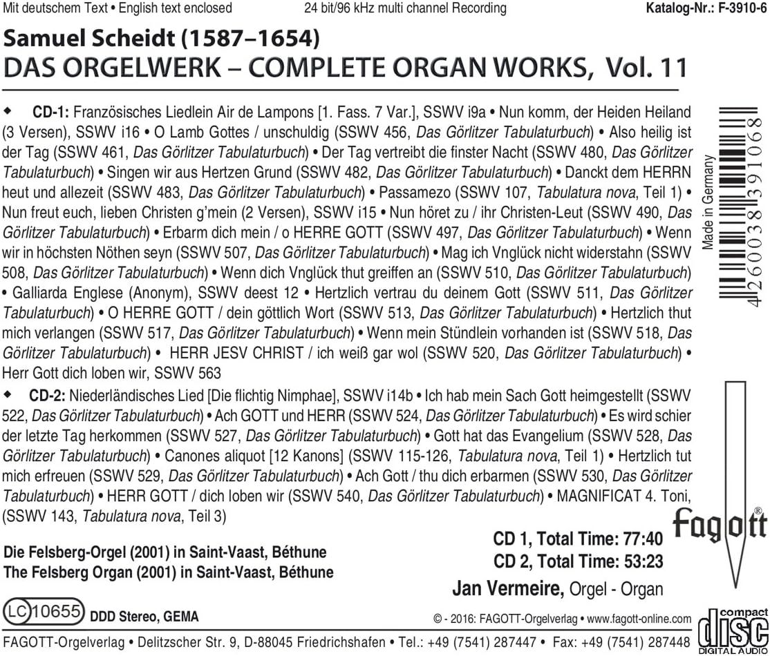 Complete Organ Works 11