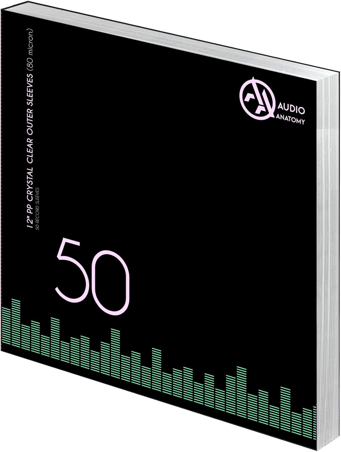 LP Schutzhüllen, PP, 80 Micron, transparent - 50 Stück: Outer Sleeves - 50 x 12" PP Crystal Clear Outer Sleeves (80 Micron