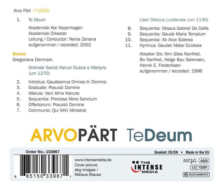 Arvo Part: Te Deum