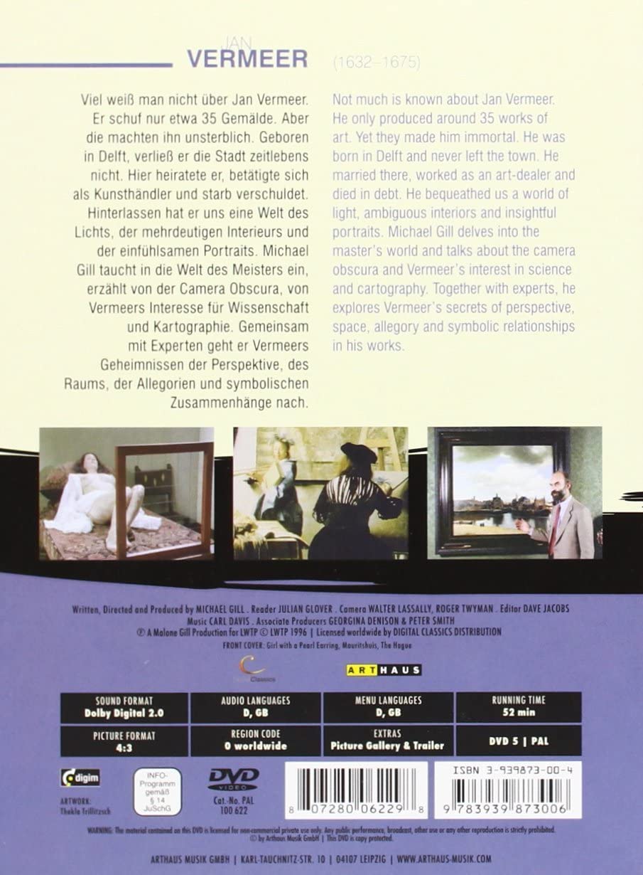 Art Lives: Jan Vermeer